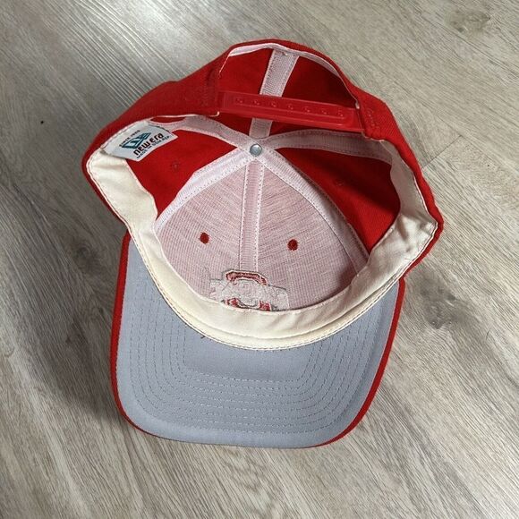 Vintage New Era Ohio State‎ Buckeyes Hat Snapback NCAA College Football Red Cap - Picture 3 of 8